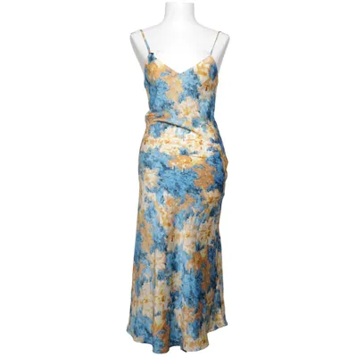 Maxi jurk (Blauw, Geel, Meerkleurig) van Cider