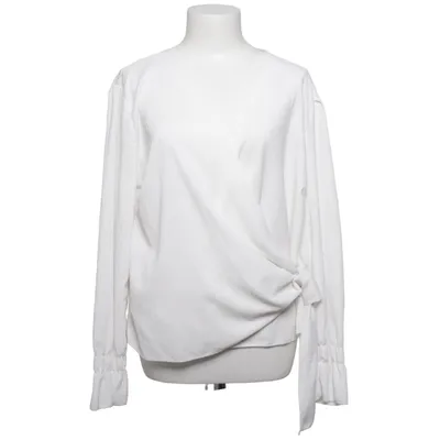 Wrap blouse (White) from Chica London