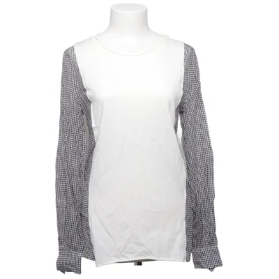 Blouse (White, Black) from Pianura Studio Cotton, Elastane, Viscose