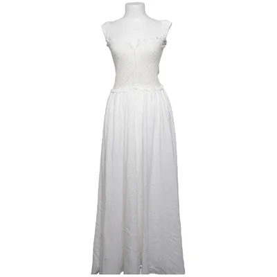 Robe longue (Blanc) de Meshki Coton, Polyester, Viscose