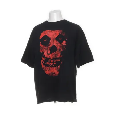 T-shirt (Svart, Röd) från Gildan Bomull