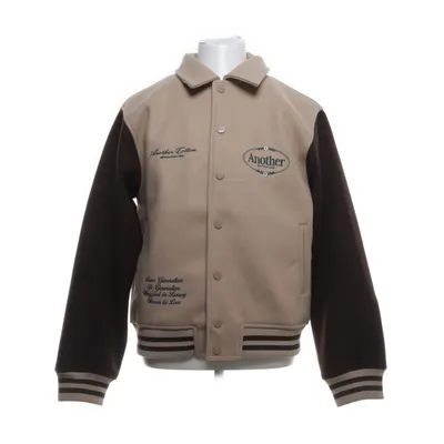 Collegejacka (Beige) från Another Cotton Polyester, Ull