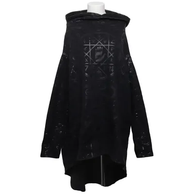 Huvtröja (Svart, Grå) från Killstar Bomull, Elastan, Polyester, Viskos