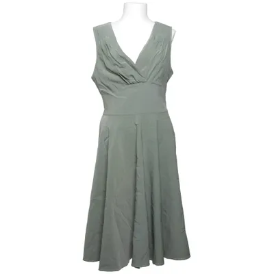 Dress (Green) from Unique Vintage Cotton, Elastane, Polyamide