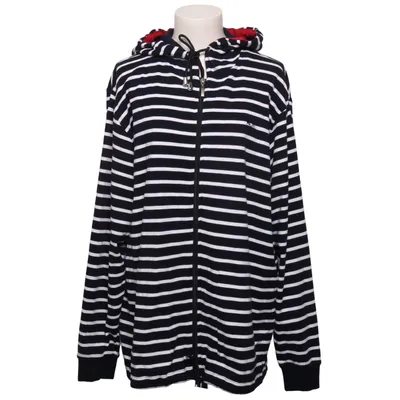 Sweat à capuche (Bleu, Blanc) de MF Coton