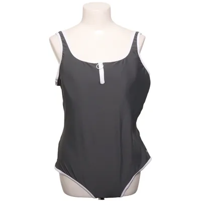 Maillot de bain une pièce (Gris, Blanc) de Decathlon Élasthane, Polyamide, Polyester