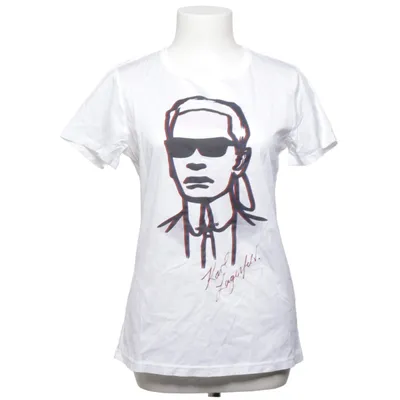 T-shirt (Hvid) fra Karl Lagerfeld for H&M Bomuld