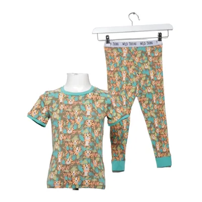 Pyjama (Groen, Meerkleurig) van M&S Katoen