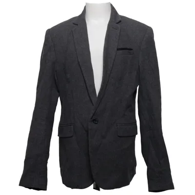 Blazer (Grijs) van H&M Linnen, Katoen