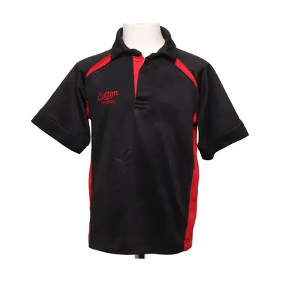 Polo (Noir, Rouge) de Cotton Traders Polyester