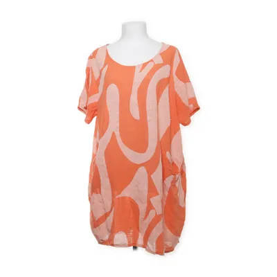 Robe (Orange, Blanc) de Adore Coton