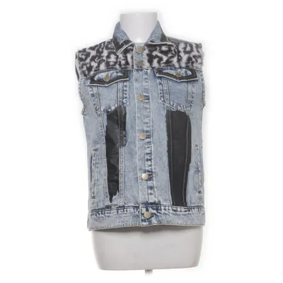 Gilet en jean (Bleu, Noir, Blanc) de Desigual Coton, Polyester, Viscose