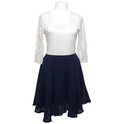 Jurk (Wit, Blauw) van Z & I Polyester