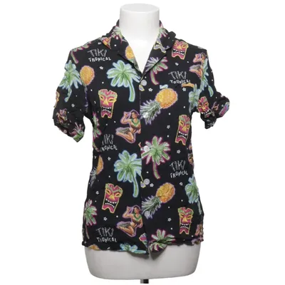Short sleeve shirt (Black, Multicolored) from Nikben Viscose