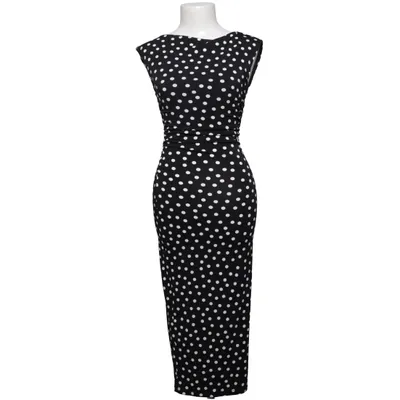 Jurk (Zwart, Wit) van H&M Elastaan, Polyester