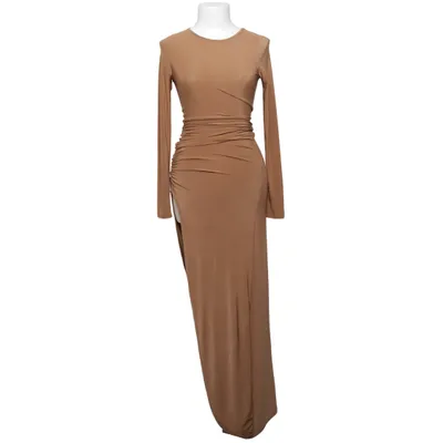Maxikjole (Slinky Ruched Gathered Long Sleeve Dress) fra Rebecca Stella Elastan, Polyester