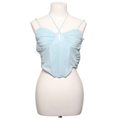 Top (Blauw) van Bershka Elastaan, Polyamide