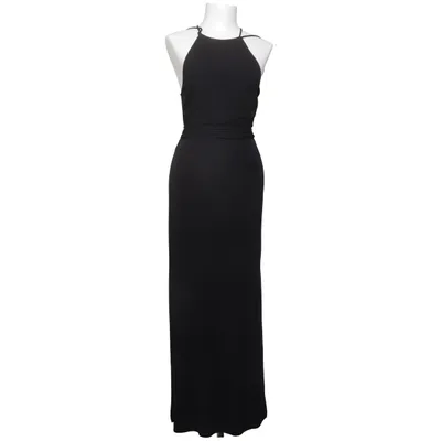 Långklänning (Svart) från Zara W&B Collection Elastan, Polyester