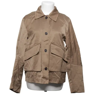 Jacke (Braun) von Rabens Saloner Baumwolle, Polyamid, Polyester