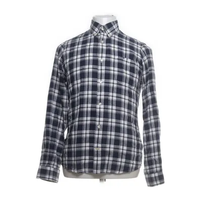 Buttondown-skjorta (Vit, Blå) från Barbour Linne, Lyocell