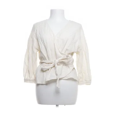Wrap top (White) from Zara Basic Z1975 Denim Cotton, Linen