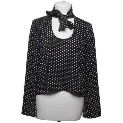 Knytblus (Svart, Vit) från One x OneTeaSpoon Elastan, Polyester
