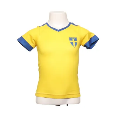 Fodboldtrøje (Gul, Blå) fra Sverige Polyester