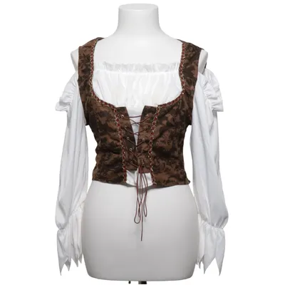 Maskeradkläder (Brun, Vit) från Wicked Costumes Polyester