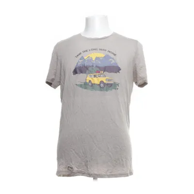 T-shirt (Gray, Multicolored) from Röyk Merino wool, Recycled polyester