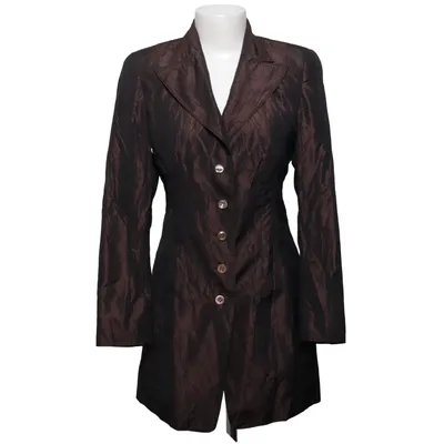 Kavaj (Brun) från Clasen Polyester, Silke