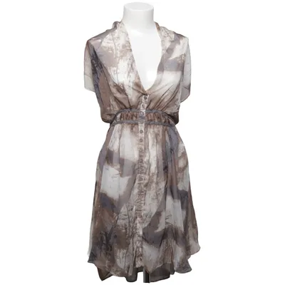 Dress (Brown, White, Multicolored) from Lipo Lipo