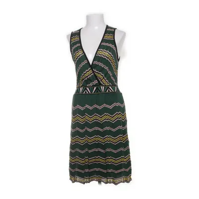 Kleid (Grün, Pink, Gelb, Schwarz) von Missoni Baumwolle, Polyester, Viskose