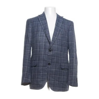 Blazer (Blue, Multicolored) from Pal Zileri Cupro, Linen, Silk, Wool