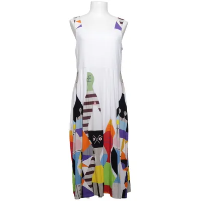 Dress (White, Multicolored) from Imagine Acrylic, Viscose