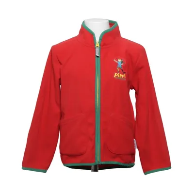 Fleecejakke (Rød, Grøn) fra Pippi Långstrump Polyester