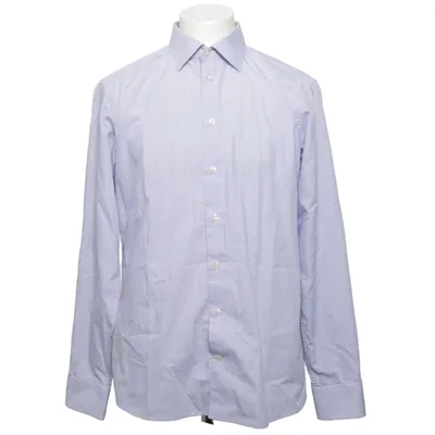 Shirt (Blue, White) from Eton Cotton