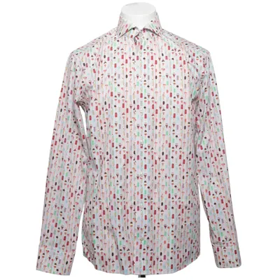 Shirt (White, Multicolored) from Eton Cotton