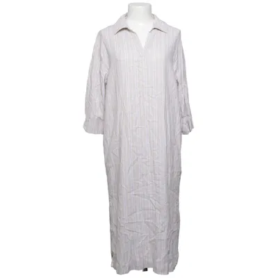 Jurk (Beige, Blauw, Wit) van Cubus Linnen, Viscose