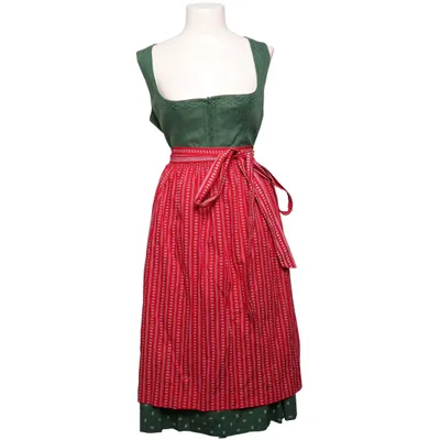 Dirndl (Grön, Röd, Vit) från Daller Bomull, Linne
