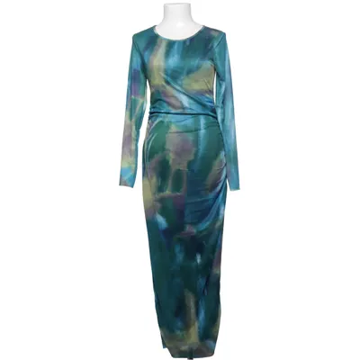 Långklänning (Blå, Grön, Gul) Polyester