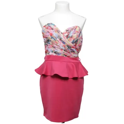 Cocktail dress (Pink, Multicolored) from Little Mistress Elastane, Polyester