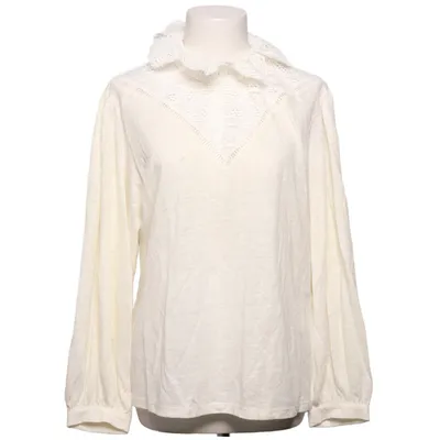 Blouse (Blanc) de Claudie Pierlot Coton, Lin, Polyamide, Polyester