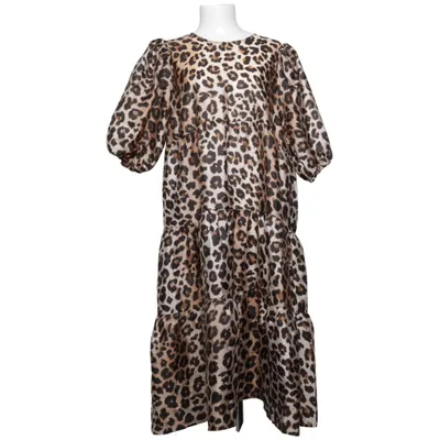 Maxikjole (Brun, Sort) fra Cras Genanvendt polyester