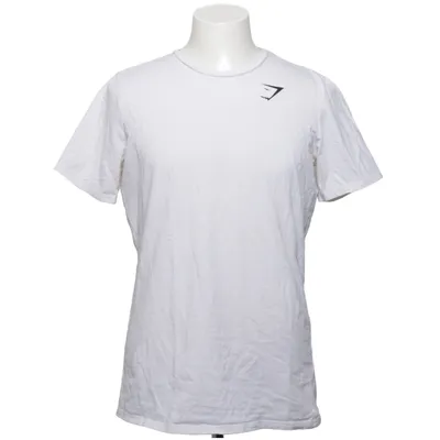 T-shirt (Blanc) de Gymshark Coton, Élasthane
