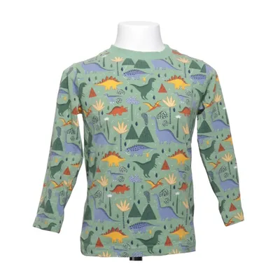 Lange mouwen shirt (Groen, Meerkleurig) van Alana Katoen, Elastaan