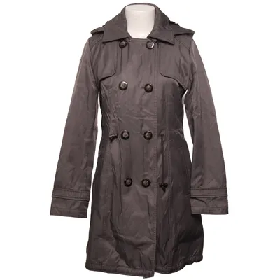 Trenchcoat (Grå) fra Laundry by Shelli Segal Akryl, Bomuld, Polyester