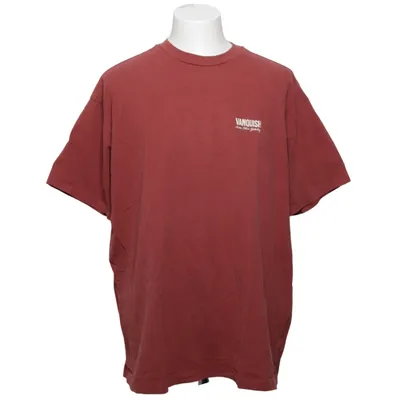 T-shirt (Rouge) de Vanquish Coton, Élasthane