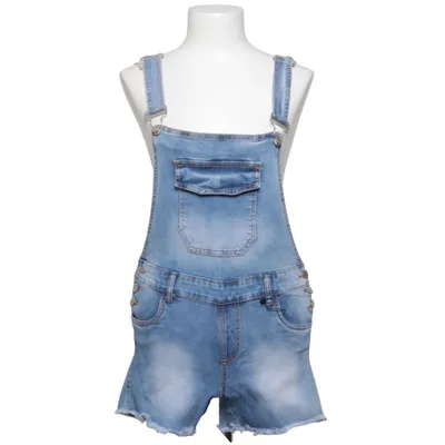 Overalls shorts (Blå) fra Miss RJ Bomuld, Elastan, Polyester