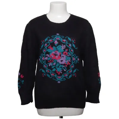 Sweater (Black, Multicolored) from White Stag Acrylic, Wool