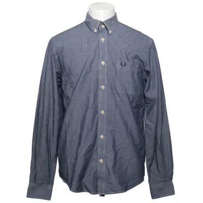 Button down shirt (Blue) from Fred Perry Cotton